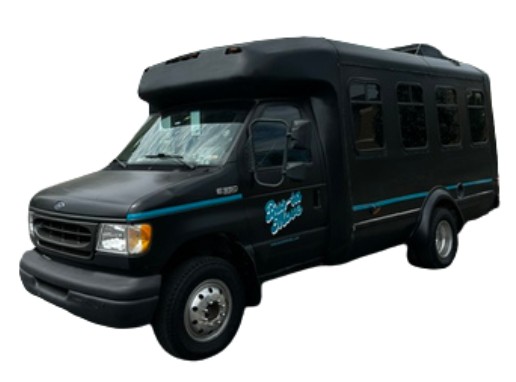Bus-ta Move KC party bus exterior — Kansas City party bus